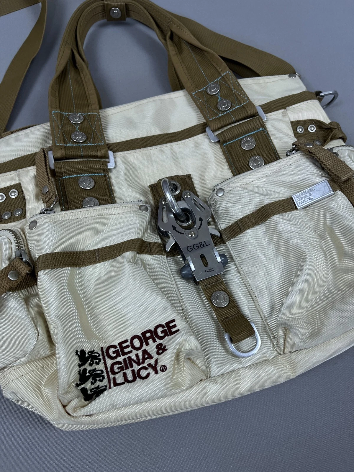 Rara borsa a tracolla in nylon stile Alyx George Gina & Lucy GGL Carbine Y2K 6IX