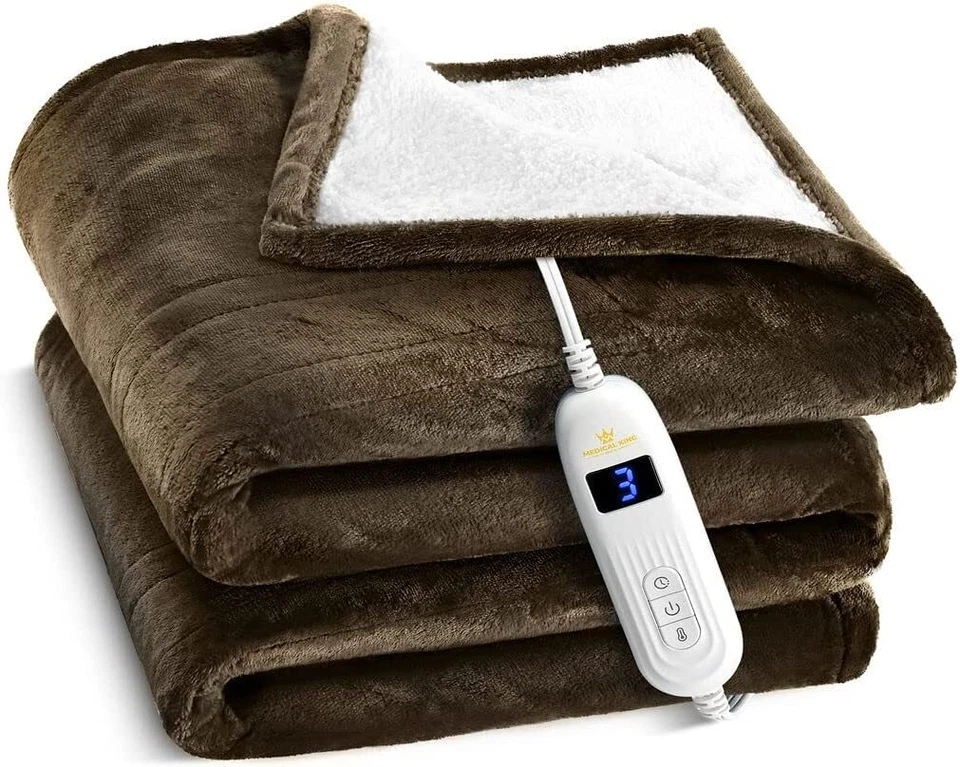 Heated Blanket with Hand Controller - 10 Heat Settings and Auto Shut-Off 50x60 - Image 2 of 4