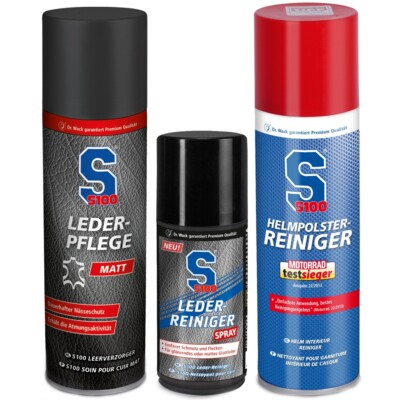 S100 Helmpolsterreiniger 2160, Lederpflege Rau+Matt, Lederreiniger von Dr Wack