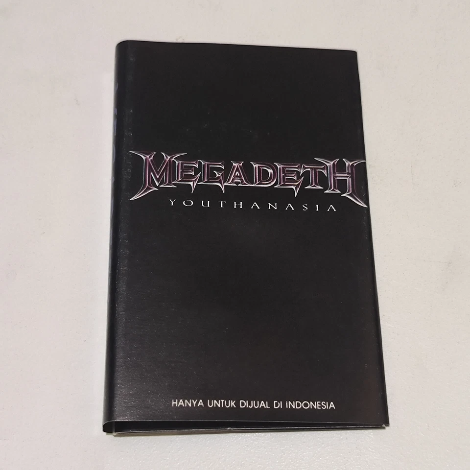 Megadeth - Youthanasia 1994 censored cover - original indonesia tapes - Image 2 of 4