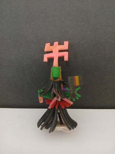 Handmade Vintage African Dogon Mali Ceremonial Dancers Figurines 4"-6"Set Of 3 - Picture 2 of 20