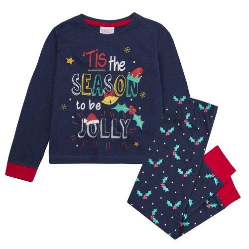 Childrens / Boys / Girls Christmas Design Cotton Pyjama Set ~ 2-6 yrs - Picture 6 of 9