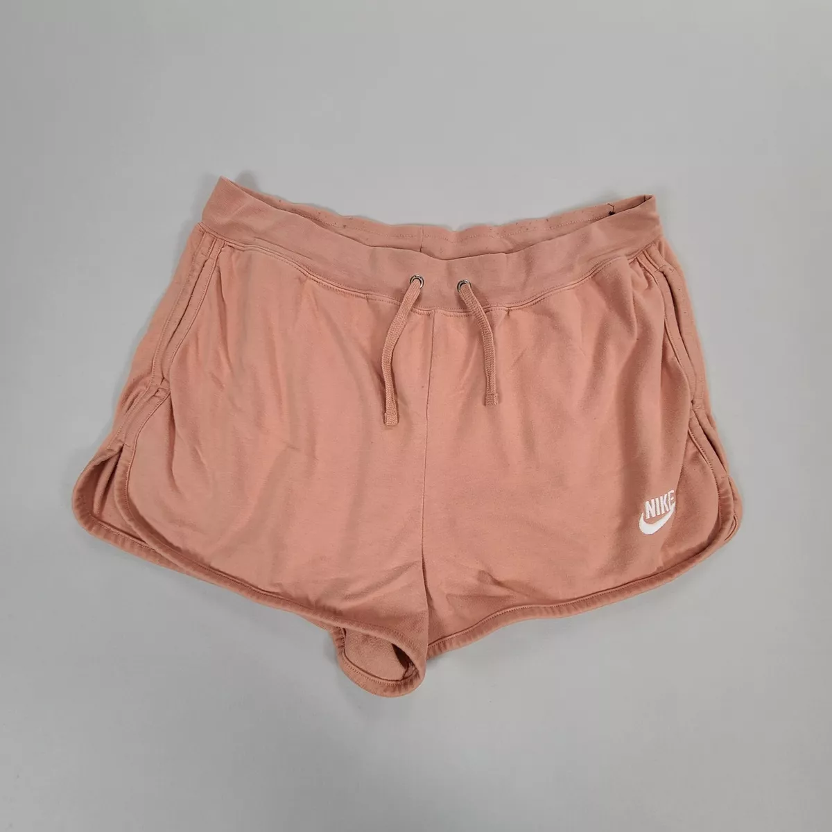 Nike Shorts Womens Large Pink Sportswear Athletic Sweat Shorts