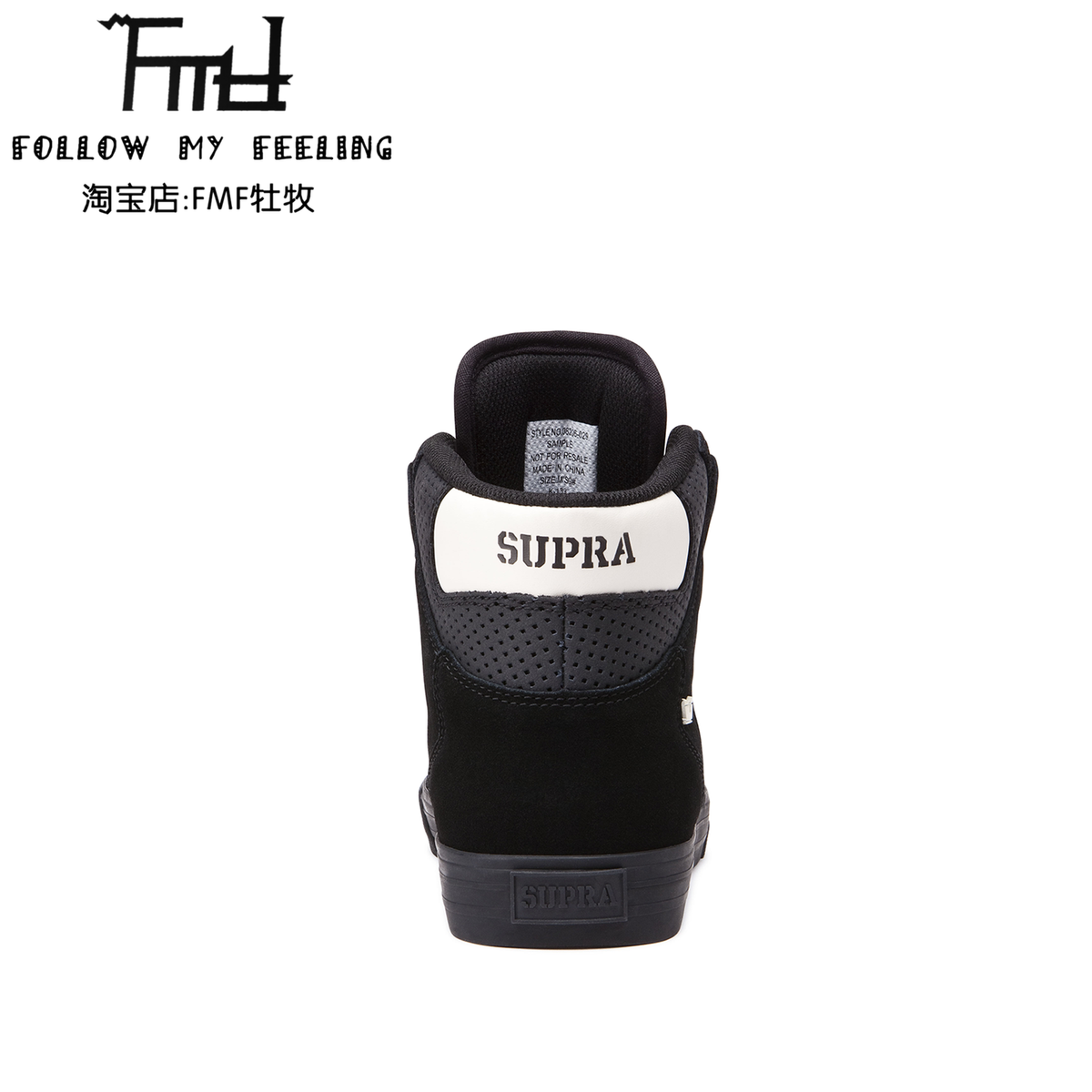 Supra Men's Supra Vaider Black and White Oreo Suede+cowhide | eBay