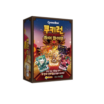 Cookie Run Gemblo High Five Board Game Card 40P / Family play for kids gift