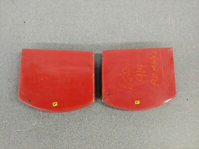 NICE PAIR USED ORIGINAL GENUINE PORSCHE 914 914-6 HEADLIGHT COVERS LIDS #37