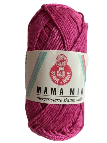 Lote de acero lana Mama Mia 100% algodón mercerizado algodón 13 color 1928 Brasil - Imagen 4 de 12