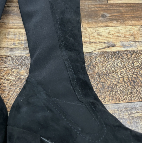 Stuart Weitzman - Botas Gamuza Tacón Hasta la Rodilla - Talla: 5 1/2 - Hechas en España - Imagen 9 de 14