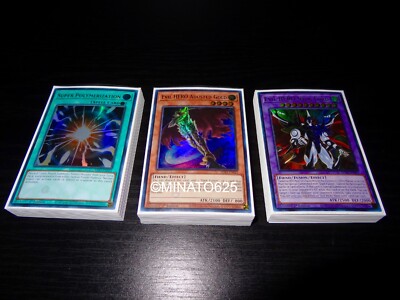 Yugioh Complete Evil HERO Deck! Neos Lord Malicious Bane Adusted Gold Dark Law