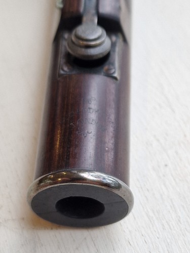 Rudall & Rose Antique Flute Silver & Wood Patent Head Pre 1846 - Picture 9 of 19