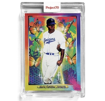 Topps Project 70 Card 124 - 1970 Jackie Robinson by RISK