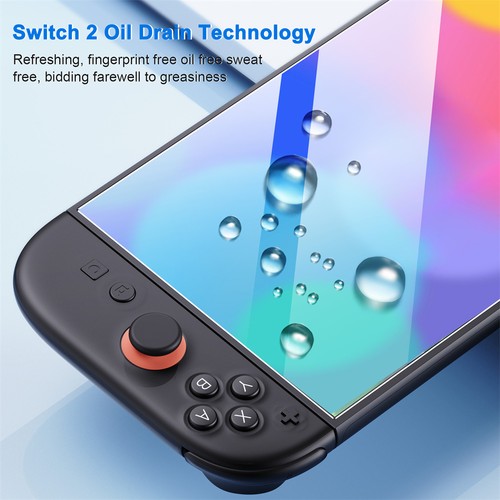 Gaming Console HD Tempered Glass Screen Protector Tempered Film For Switch 2 - Afbeelding 5 van 10