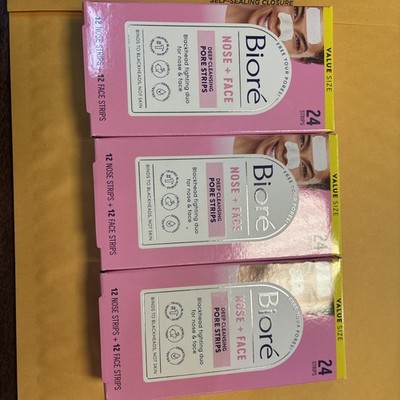 Biore Deep Cleansing Pore Strips 24 Pieces-Triple Pack