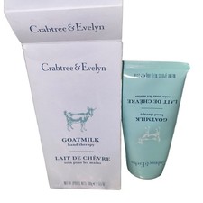CRABTREE EVELYN Goat Milk Hand Therapy Cream FSz NEW BOXED Minor Box Damage