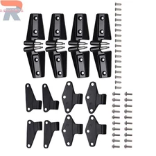 16PCS Steel Door Hinge Kit Inside & Outside for 2007-2018 Jeep Wrangler JK
