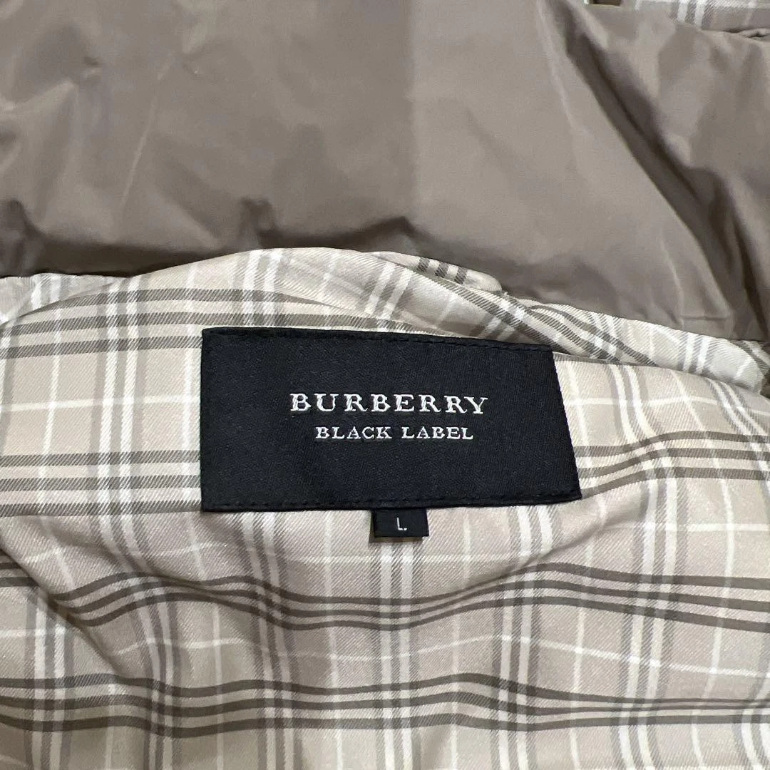 Piumino BURBERRY BLACK LABEL manica cappuccio rimovibile taglia L uomo #ED ZHA