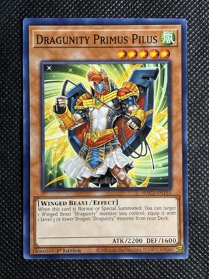 YuGiOh! - Dragunity Primus Pilus HAC1-EN155 Common 1st Edition Near Mint