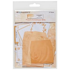 Color Swatch: Peach Envelope Bits-37/Pkg