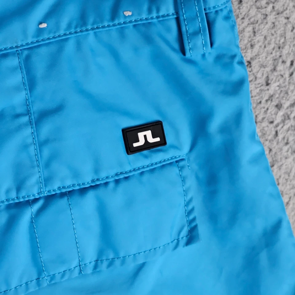 Мужские шорты-карго J. Lindeberg 32 синие стандартного покроя впитывающие влагу для улицы - Изображение 3 из 4