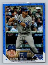 2023 Topps Update Brewer Hicklen Blue Foil #/999 Rookie #US37