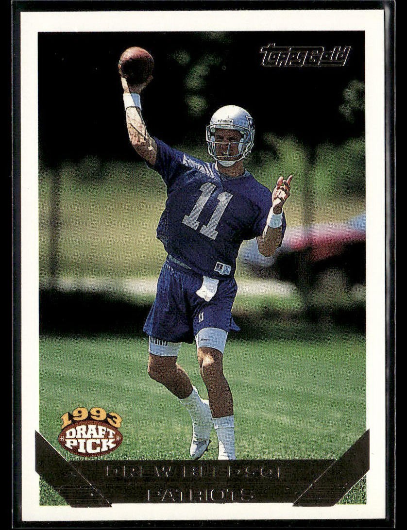 1993 Topps Drew Bledsoe #130 Gold NM Rookie Card RC