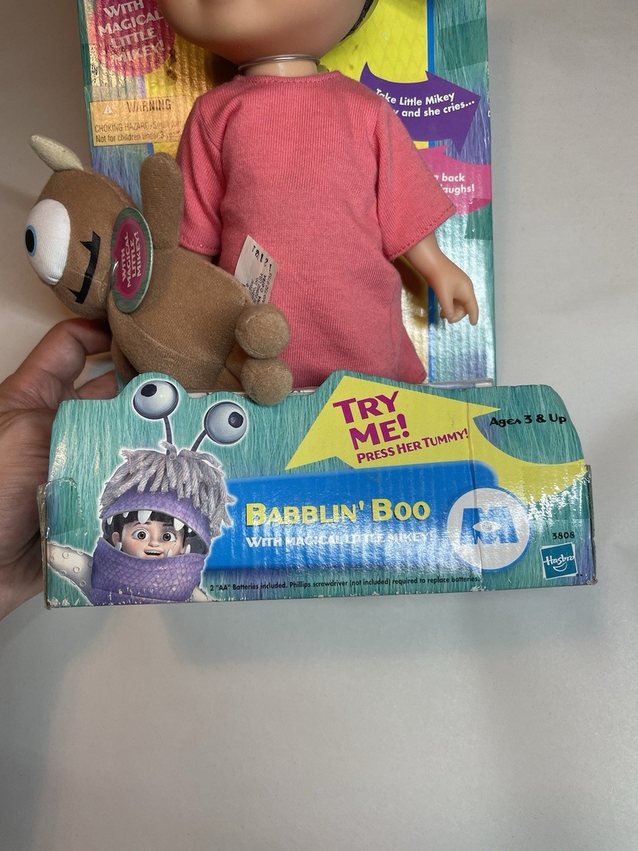 Disney Monsters Inc Babblin' Boo W Magical Little Mikey 2001