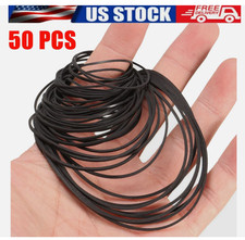 50PCS For Cassette Player Recorder Repair Replacement Square Rubber Drive Belt