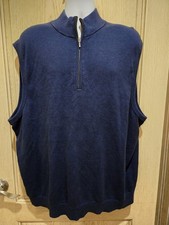 Roundtree  Yorke Mens 3XB 1/4 Zip Sweater Vest