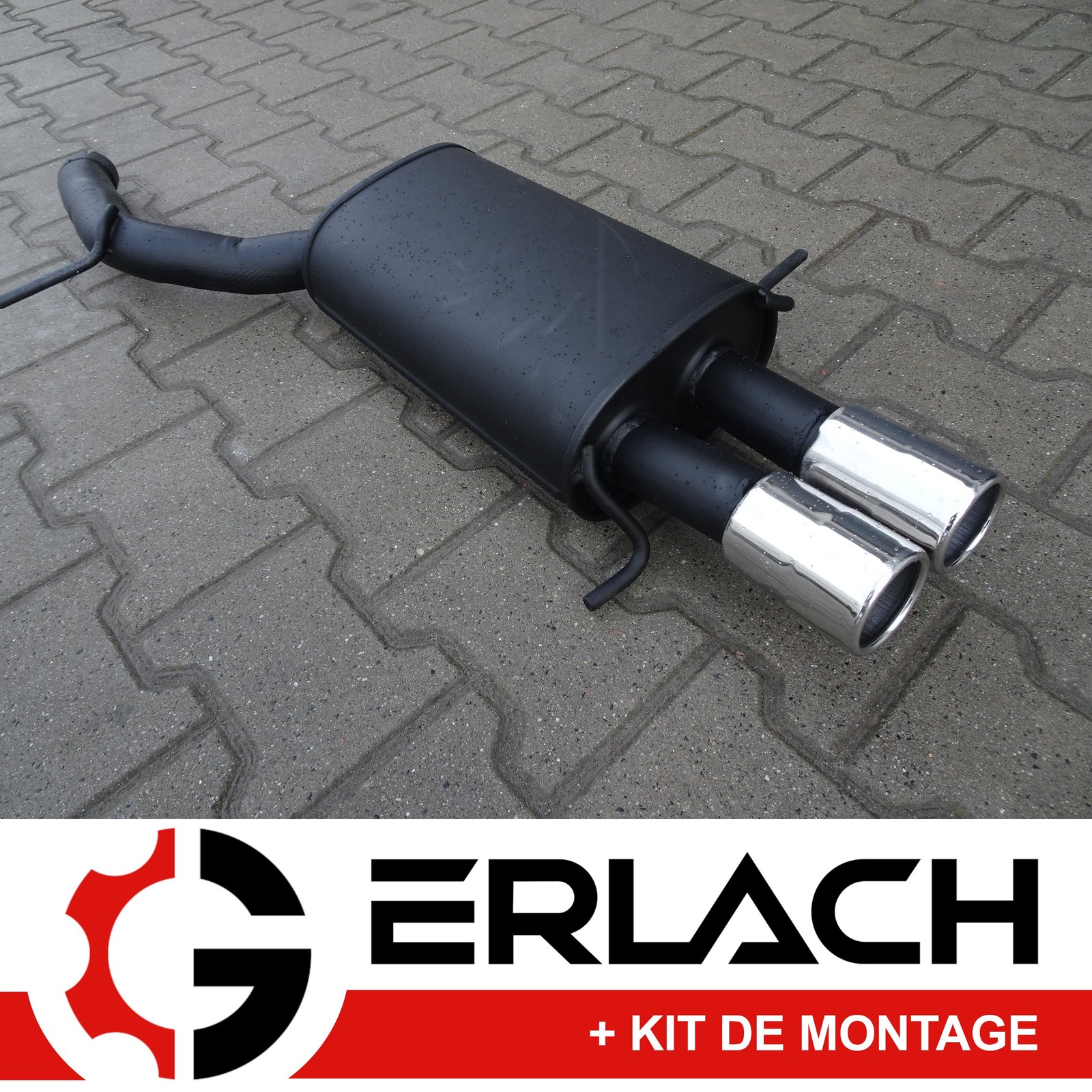 Silencieux arriere sport Audi A4 B5 2.4 2.6 amelioration sonorite V6