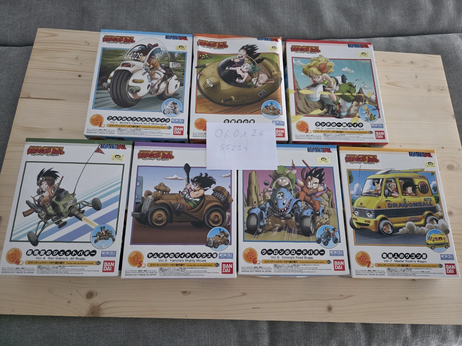 Dragon Ball Mecha Collection Kit Modelo Plástico Juego Completo Bandai 2017 Set