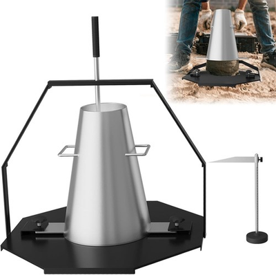 #ad Concrete Slump Cone Test Kit Heavy Duty Slump Cone 12#x27;#x27;L x 8#x27;#x27;W Standard Size $189.98