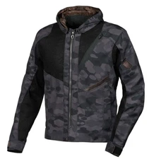 motorcycle jacket | Macna FARROW summer mesh vented camo hood touring city urban