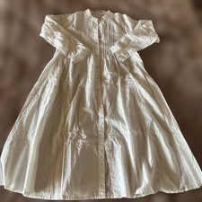 UNIQLO INES DE LA FRESSANGE Collaboration Shirt Dress M White Elegant Casual Nea