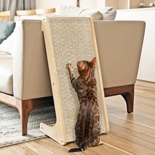 Cat Scratcher, Sisal Scratching Ramp, L Shape Cat Scratch Pad for Indoor Cats...