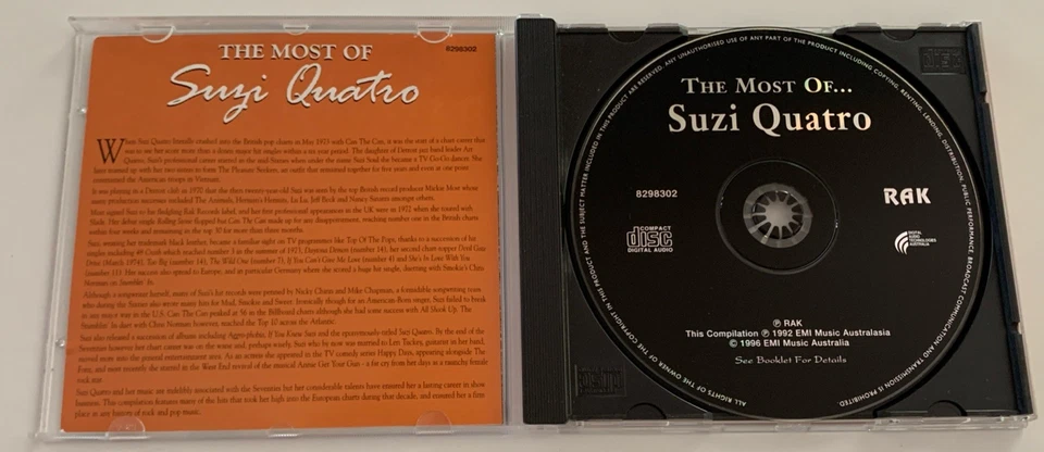 The Most Of SUZI QUATRO - 20 Tracks CD - VGC - image 3 of 4