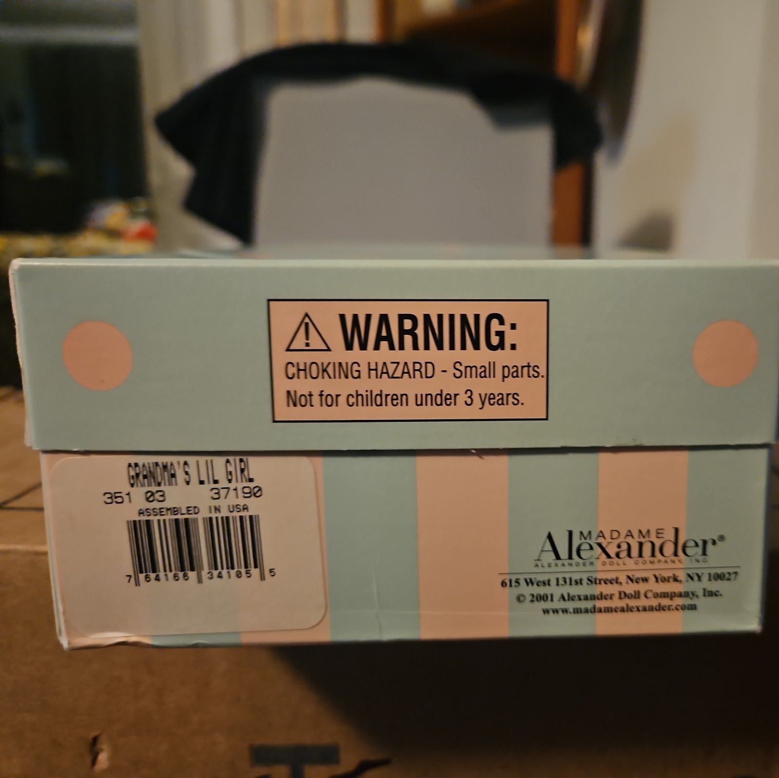 NEW Madame Alexander  Grandma's Lil Girl. ..Pink Lace DRESS