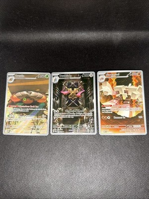 Pokemon Tcg Illustration Rare Full Art Bundle Lot Of 3 Nm