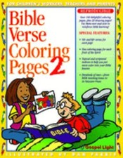 Bible Verse Coloring Pages 2 Novelty Gospel Light Publications St