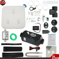 5KW 12V Air Diesel Heater w/LCD Switch Low Noise For RV Motorhome Trailer Trucks