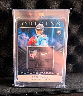 2025 Origins Future Fabrics Cam Ward Laundry Tag 1 of 1 One of One 1/1 