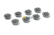 X8 GENUINE EUROMAID LOWER BASKET RACK WHEELS ASSY 1782020300ASSY