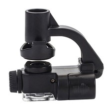 90X Magnification Zoom LED Magnifier Adjustable Focus Cellphone Microscope Lens