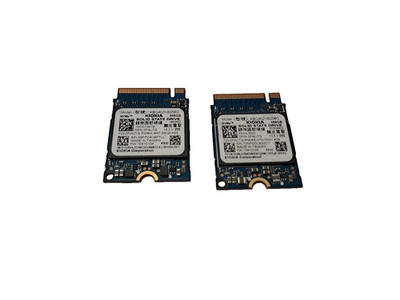 Lot of 2 Kioxia KBG40ZNS256G 256GB NVMe M.2 2230 Internal SSD Blue Solid State