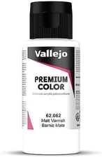 Vallejo Matt Varnish Premium (60ml Bottle) - Hobby and Model Acrylic Paint