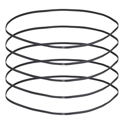 860mm GT-2 Timing Belt, 5pcs 6mm Width 2mm Pitch 3D Printing Closed Loop, Black