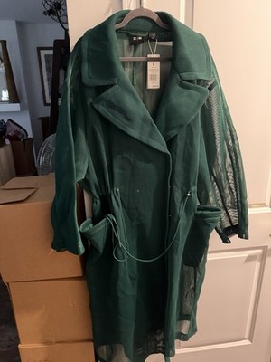 Ivy Park x adidas Beyoncé Sheer Mesh Trench-NWT!  Size Large