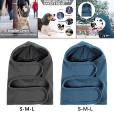 Dog Calming Hoodie Head Wrap Dog Ear Cover for Grooming Thunder