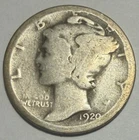 1920 s mercury dime