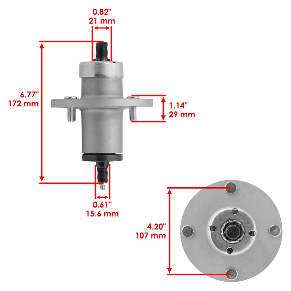 2 Spindle Assembly 42" Deck For John Deere Z225 Z245 EZtrak Zero Turn ...