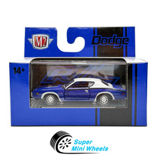M2 Machines 164 1971 Dodge Charger Rt 400 6 P-ack Blue R95 26-15